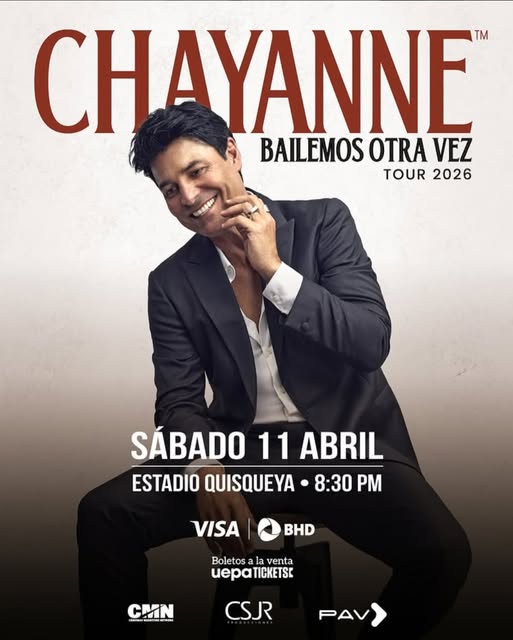 Chayanne Regresa a República Dominicana con su “Bailemos Otra Vez Tour 2026”