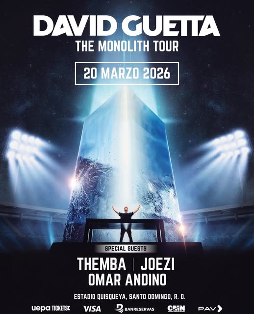 David Guetta llega a República Dominicana con “The Monolith Tour”: una experiencia electrónica sin precedentes