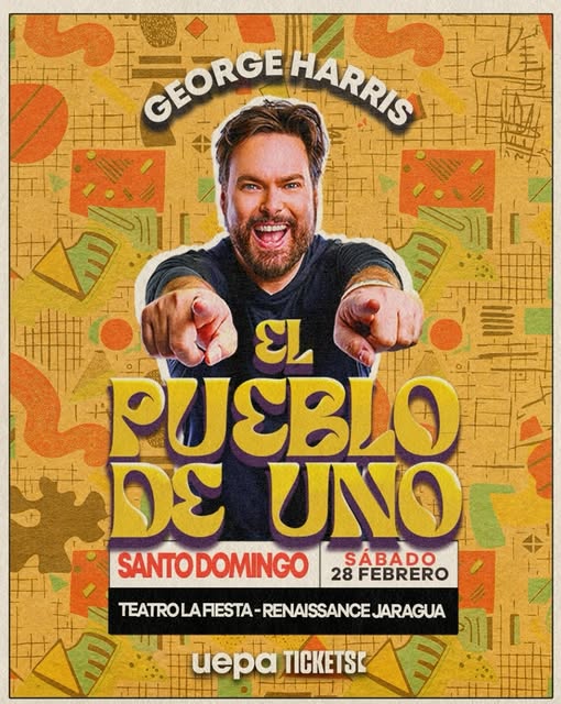 George Harris presenta “El Pueblo De Uno”: una noche de comedia que conecta generaciones